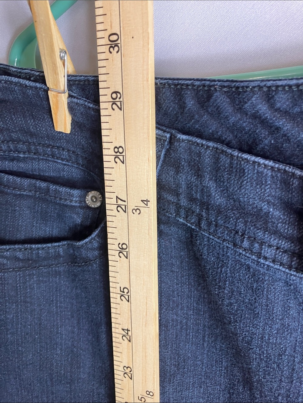 Chico's Dark Gray Cropped Cuffed Jeans - Picture 7 of 10